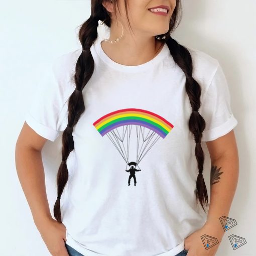 Ride the Rainbow LGBT logo shirt