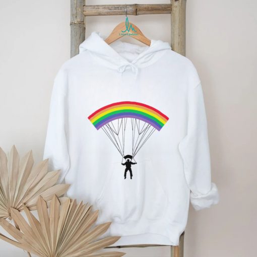 Ride the Rainbow LGBT logo shirt