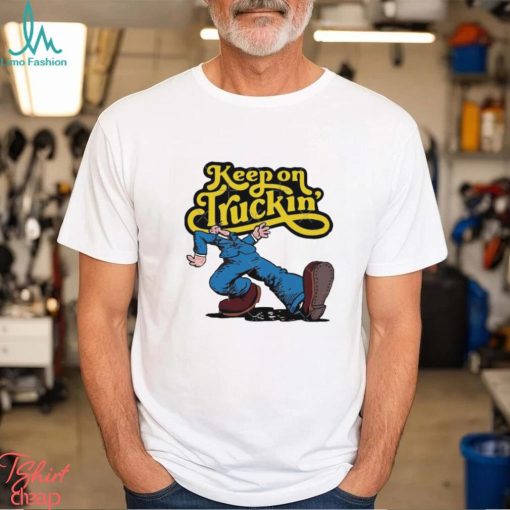 Robert Crumb Keep On Truckin shirt