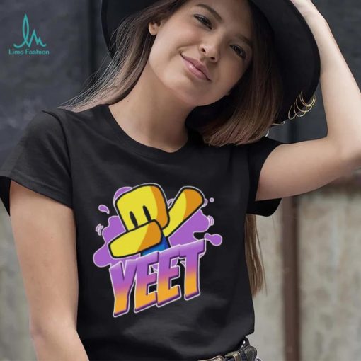 Roblox Yeet Dabbing Dab Hand Drawn Gaming Noob Gift For Gamers T Shirt