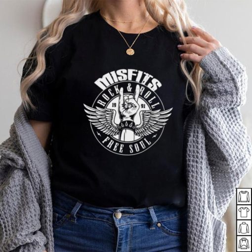 Rock And Roll Free Soul Misfitss T shirt