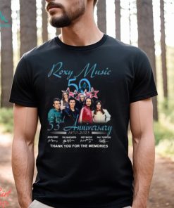 Roxy Music 53rd Anniversary 1970 – 2023 Thank You For The Memories T Shirt