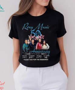 Roxy Music 53rd Anniversary 1970 – 2023 Thank You For The Memories T Shirt