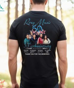 Roxy Music 53rd Anniversary 1970 – 2023 Thank You For The Memories T Shirt