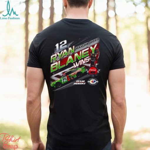 Ryan Blaney Checkered Flag Sports 2023 Coca cola 600 Race Winner Shirt