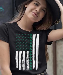 SHAMROCK AMERICAN FLAG MEN'S TSHIRT