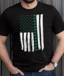 SHAMROCK AMERICAN FLAG MEN'S TSHIRT
