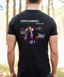 Sample Minds 40 Years Of Hits American Tour 2022 shirt