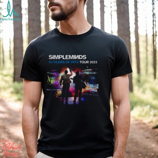 Sample Minds 40 Years Of Hits American Tour 2022 shirt