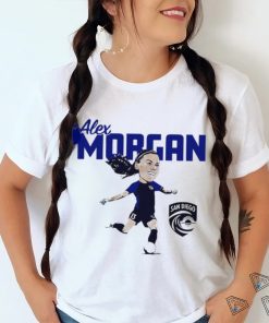 San Diego Wave FC Alex Morgan caricature art shirt