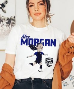 San Diego Wave FC Alex Morgan caricature art shirt