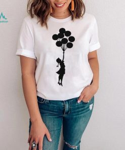 Sara Reyi Banksy Palestine Girl With Balloons shirt