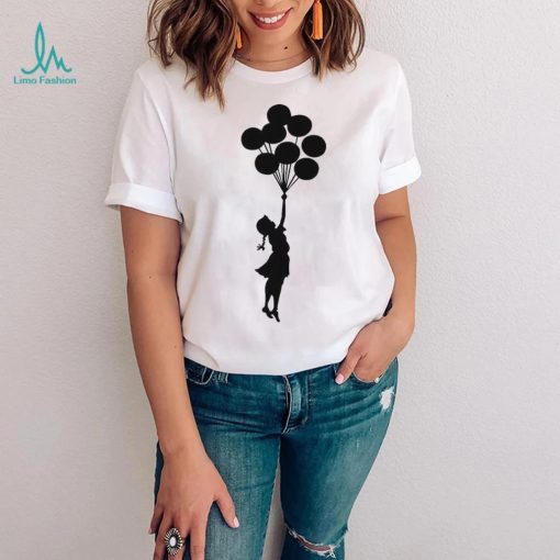 Sara Reyi Banksy Palestine Girl With Balloons shirt