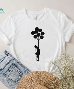 Sara Reyi Banksy Palestine Girl With Balloons shirt