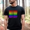 More Pride Less Prejudice LGBT Gay Pride Demon Month T Shirt