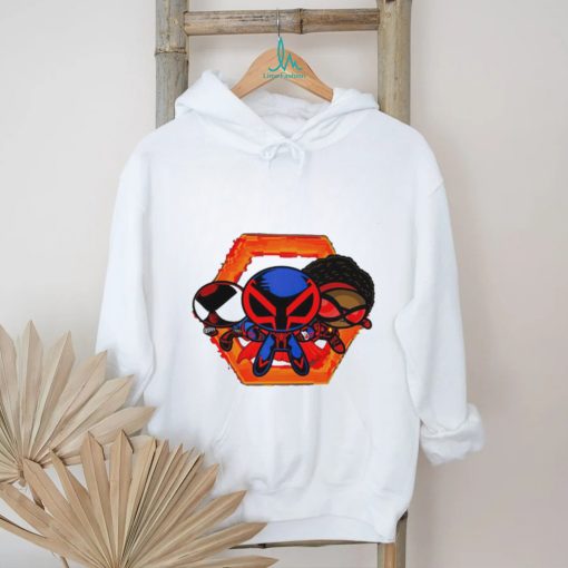 Scarlet Spider Spider Man 2099 and Spider Woman The Powerpuff Girls Power Elite Spideys cartoon shirt