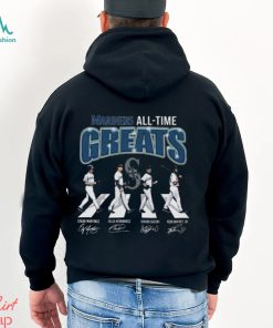 Seattle Mariners All Time Greats Abbey Road Signatures shirt