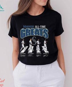 Seattle Mariners All Time Greats Abbey Road Signatures shirt, hoodie, sweater, long sleeve and tank top Seattle Mariners All Time Greats Abbey Road Signatures shirt