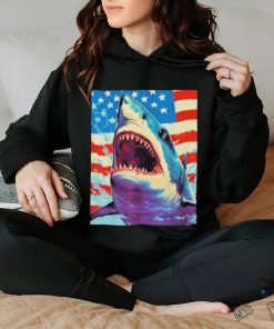 Sharks The Pop Art Patriotic Predator Shirt