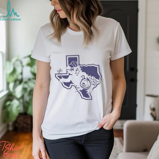 Sickos Committee Texas Shaped Tcu Logo shirt