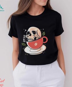 Skull Coffee T Shirt