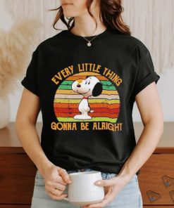 Snoopy Every Little Thing Gonna Be Alright Vintage Shirt