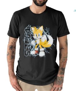 Sonic the Hedgehog Lightning Tails Portrait Youth T Shirt