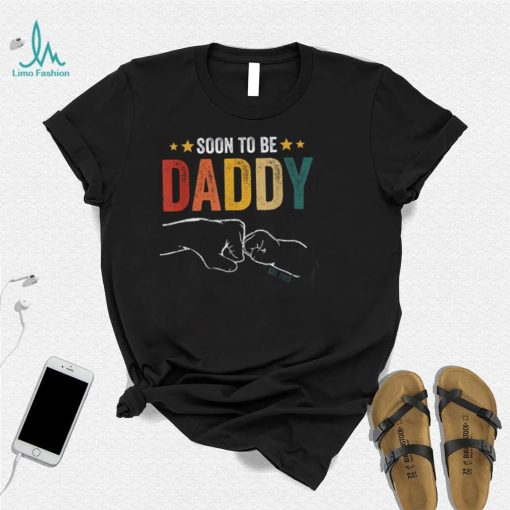 Soon To Be Daddy Est 2023 Retro Vintage Dad Father’s Day Long Sleeve T shirt