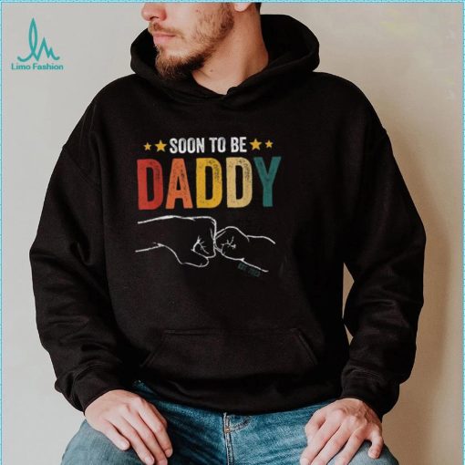 Soon To Be Daddy Est 2023 Retro Vintage Dad Father’s Day Long Sleeve T shirt