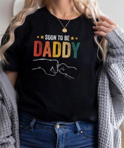 Soon To Be Daddy Est 2023 Retro Vintage Dad Father’s Day Long Sleeve T shirt