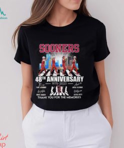 Sooners 48th Anniversary 1975 – 2023 Thank You For The Memories T Shirt