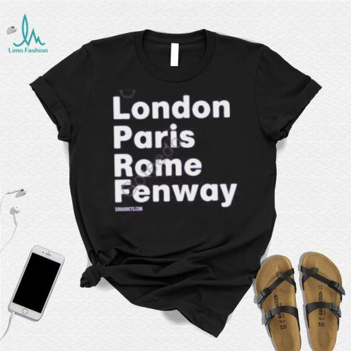 Sox Addict London Paris Rome Fenway Hoodie shirt