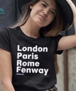 Sox Addict London Paris Rome Fenway Hoodie shirt