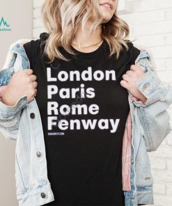 Sox Addict London Paris Rome Fenway Hoodie shirt