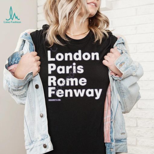 Sox Addict London Paris Rome Fenway Hoodie shirt