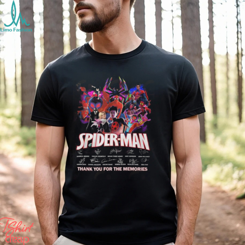 Spider Man Thank You For The Memories T Shirt