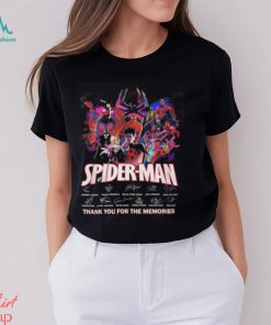 Spider Man Thank You For The Memories T Shirt, hoodie, sweater, long sleeve and tank top Spider Man Thank You For The Memories T Shirt