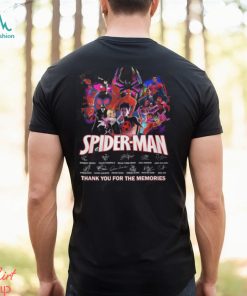 Spider Man Thank You For The Memories T Shirt, hoodie, sweater, long sleeve and tank top Spider Man Thank You For The Memories T Shirt