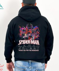 Spider Man Thank You For The Memories T Shirt, hoodie, sweater, long sleeve and tank top Spider Man Thank You For The Memories T Shirt