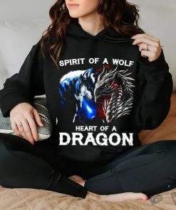 Spirit Of A Wolf Heart Of A Dragon Classic T Shirt