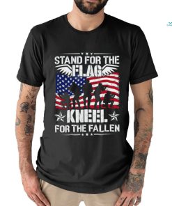 Stand for the flag kneel for the fallen veterans t shirt