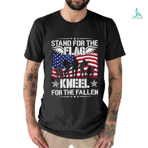 Stand for the flag kneel for the fallen veterans t shirt