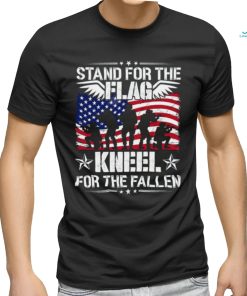 Stand for the flag kneel for the fallen veterans t shirt