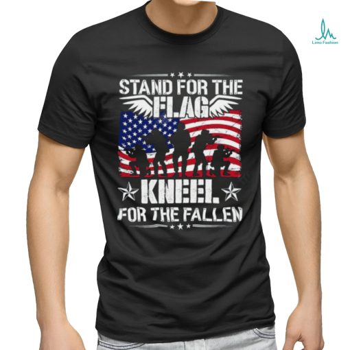 Stand for the flag kneel for the fallen veterans t shirt