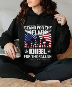 Stand for the flag kneel for the fallen veterans t shirt