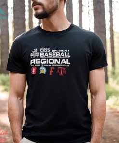 Stanford 2023 NCAA DI Baseball Regional The Road To Omaha Four Team shirt