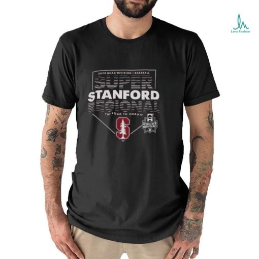 Stanford Cardinals NCAA DI Baseball Super Regional 2023 The Road To Omaha shirt