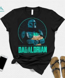 Star Wars The Mandalorian Father’s Day Dadalorian Retro Short Sleeve T shirt