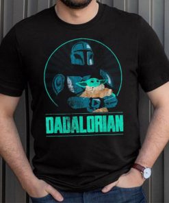 Star Wars The Mandalorian Father’s Day Dadalorian Retro Short Sleeve T shirt