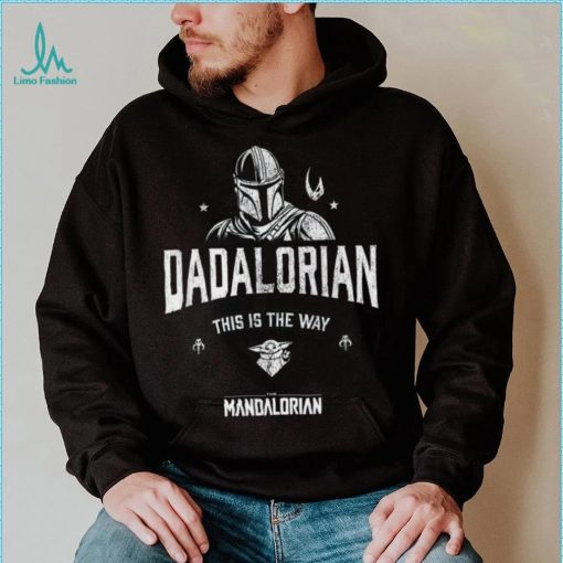 Star Wars The Mandalorian Father’s Day The Way Distressed Crewneck Sweatshirt